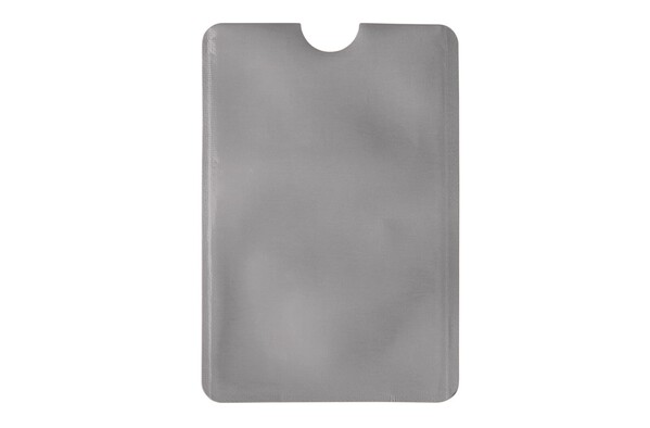 Porte-cartes bancaire anti-RFID souple - Argent