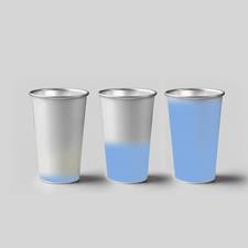 Copo alumínio reciclado 'Kop'