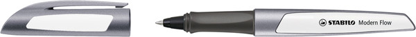 STABILO Modern Flow Gelroller, silber/weiß