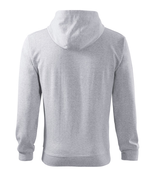 Mikina Pánská Malfini® Trendy Zipper - Světle Šedý Melír / L