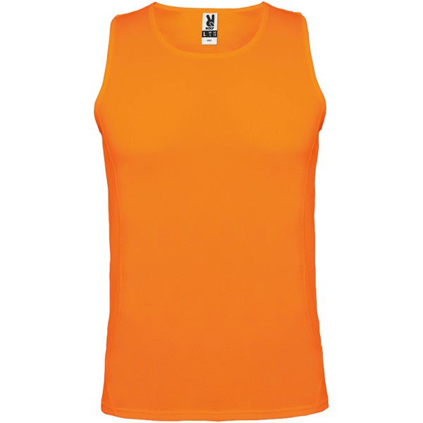 Canotta sportiva da bambino da 140 g/m² Andre - Arancione fluo / 7/8