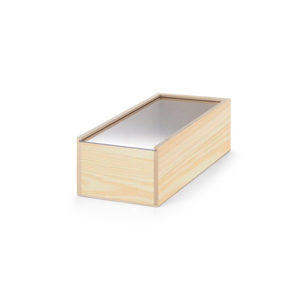 BOXIE CLEAR M. Wood box M - Dark Natural