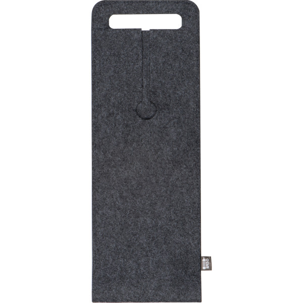 Felt bag for bottles LUCIE - Anthracite