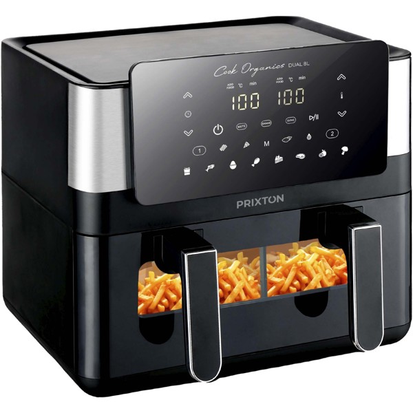 Friteuse à air double 8 L Prixton Cook Organics