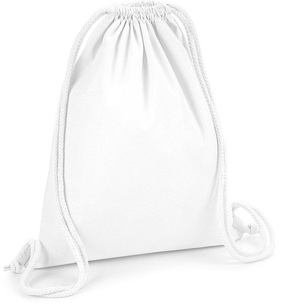 Premium Organic Cotton Gymsac Westford Mill | W 260 - White / onesize