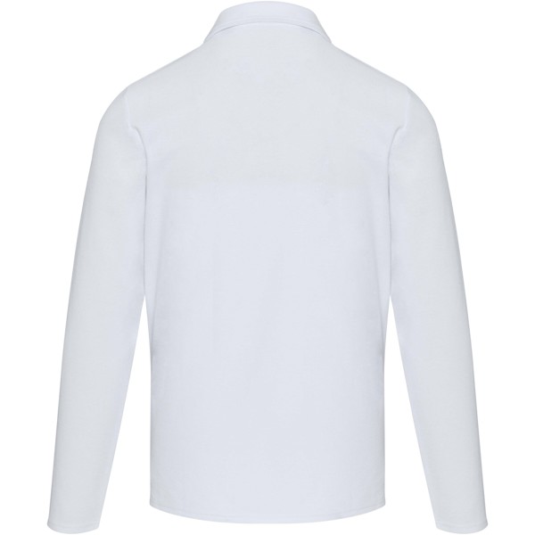 Polo unisex de manga larga "Apollo" - Blanco / M