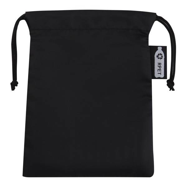 Asciugamano sportivo Raquel di raffreddamento in PET riciclato con pouch 80 x 30 cm - Bianco