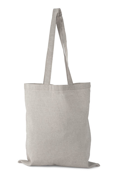 Cotton bag MELANGE 140g - grey
