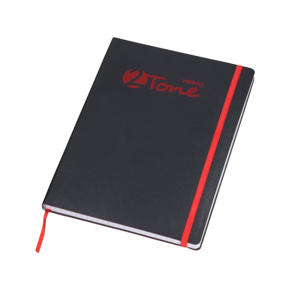 Carnet " 2Tone " - Noir/Rouge