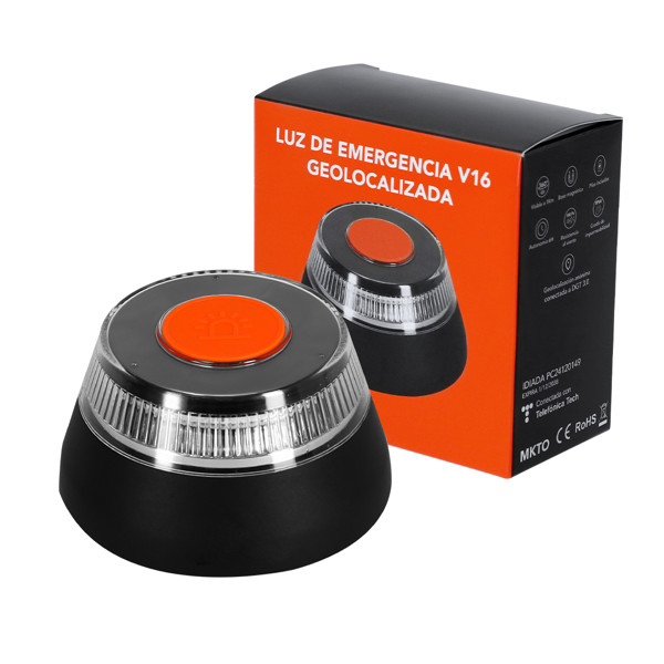 Luz Emergencia V16 Geolocalizada Kershaw - Blanco