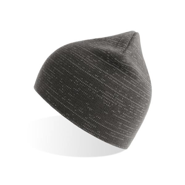 Gorro Shine, 50% Poliéster Reciclado/ 50% Acrílico - Cinza Escuro