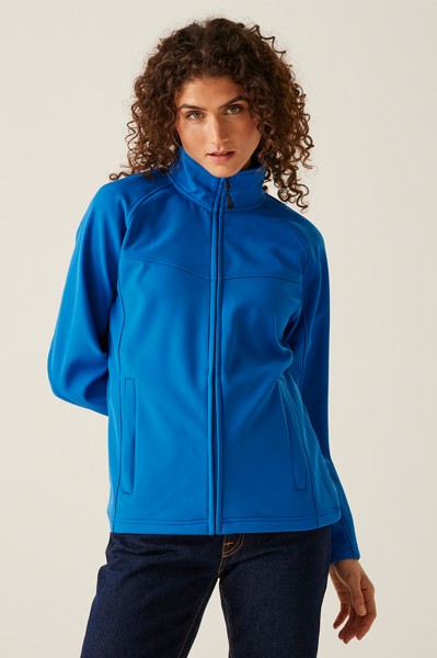Women's Uproar - Interactive Softshell - Oxford Blue / Seal Grey / S