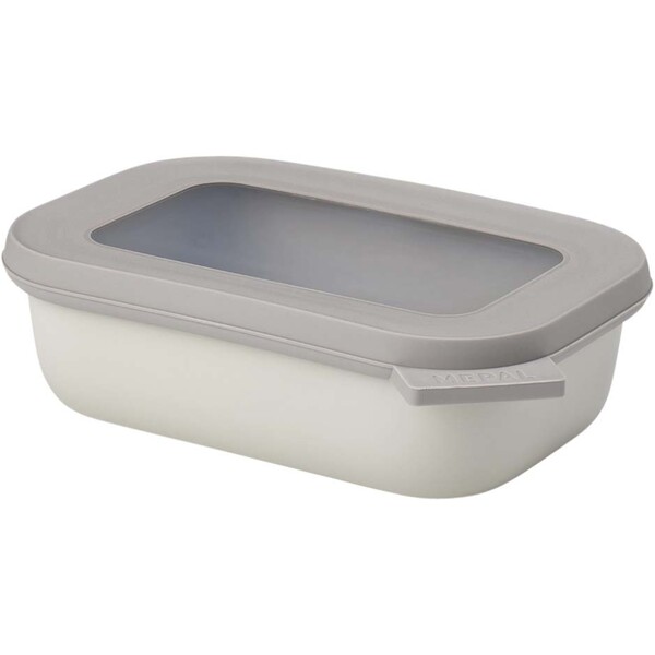 Mepal Cirqula 500 ml rectangular multi-bowl - White