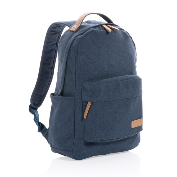 Sac à dos Impact AWARE™ en toile 16oz recyclé - Bleu