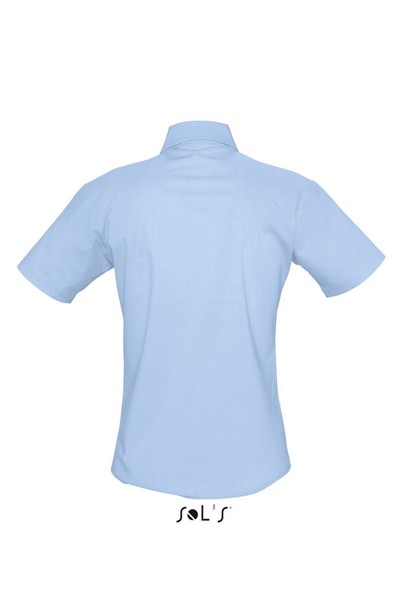 Sol's Elite - Short Sleeve Oxford Women's Shirt - Sky Blue / M