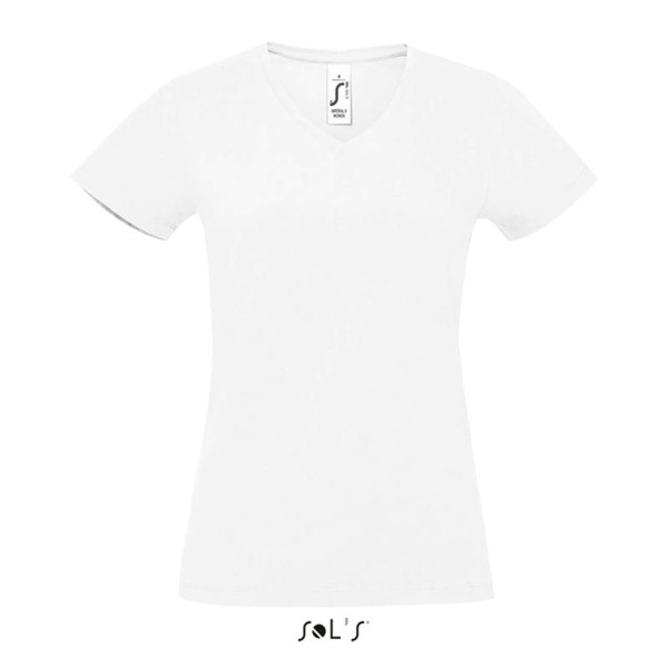 Sol's Imperial V Women - V-Neck T-Shirt - White / 2XL