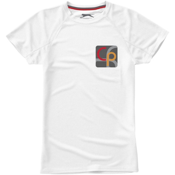 Dámské triko Serve s krátkým rukávem, s povrchovou úpravou - Bílá / XXL