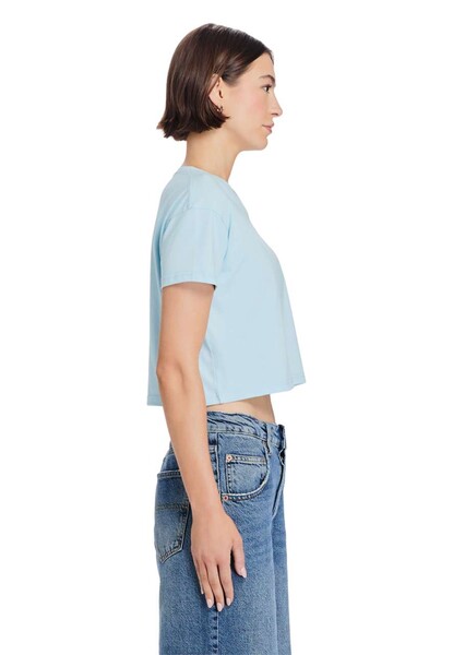 Womens Crop Tee - White / XS