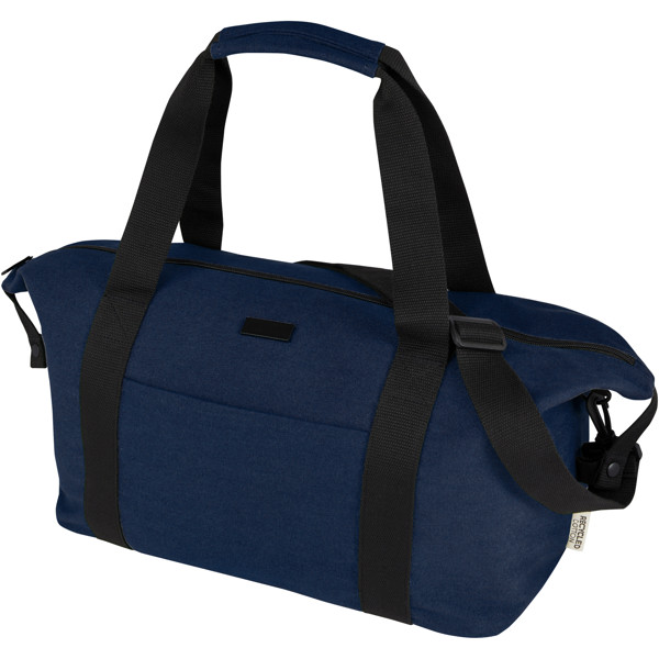 Sac de sport Joey de 25 L en toile recyclée GRS - Marine