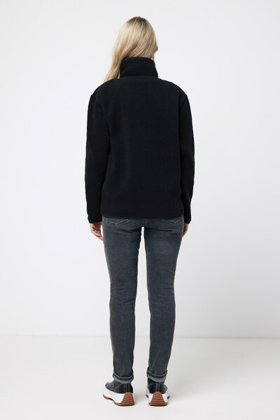 IQONIQ Diran recycled polyester pile fleece jacket - Black / XXS