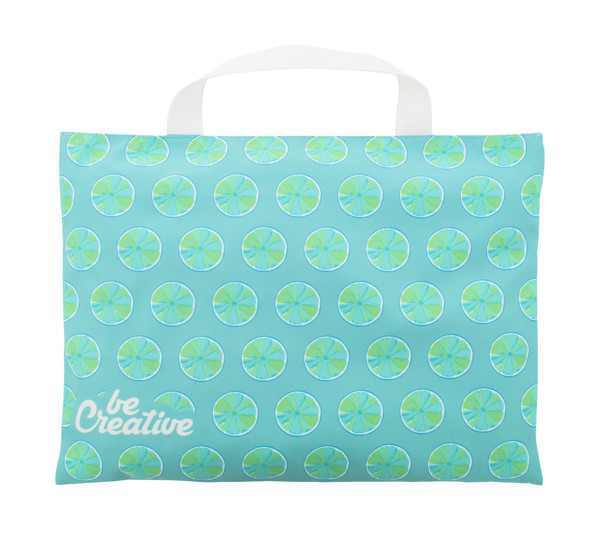 Custom Document Bag Cazure - White