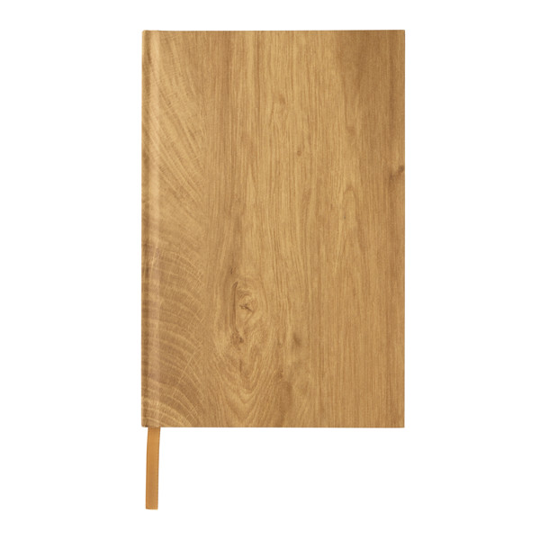 Kavana wood print A5 notebook - Brown