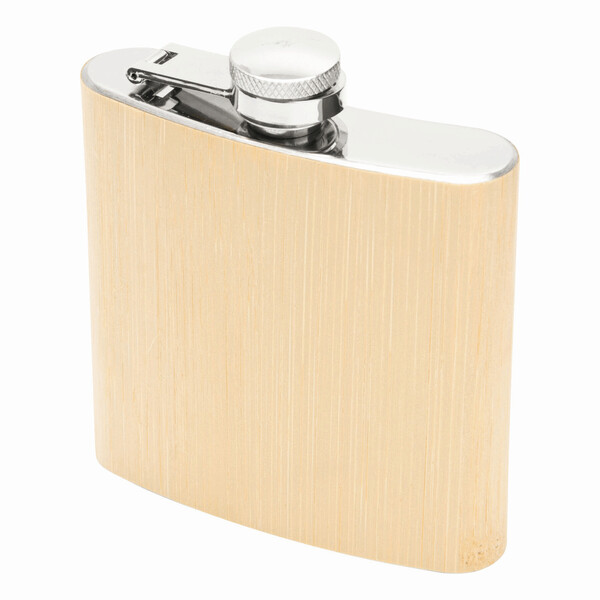 Hip Flask Bamboo Style