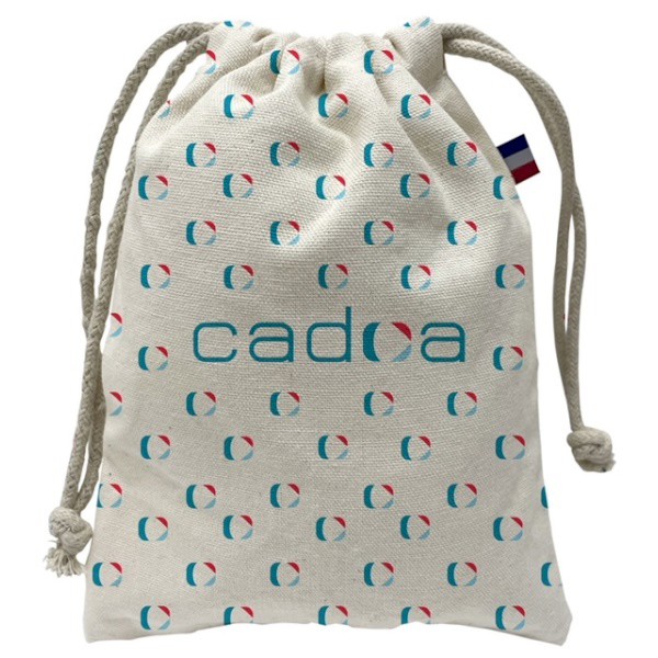 pouch JULES BIO 250 S Full Print - Ecru