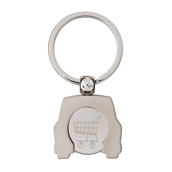 Key Ring DRIVE IN - matt-silver finish
