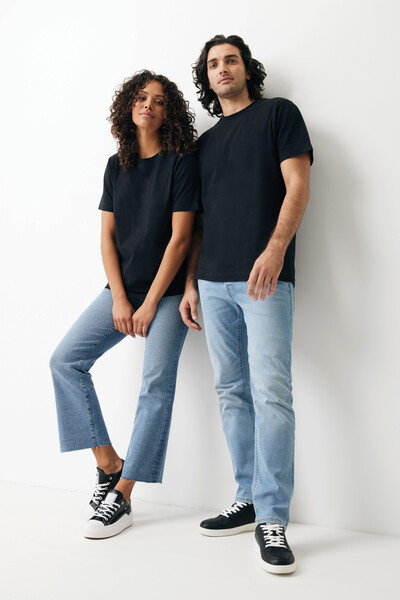Tričko Iqoniq Kakadu relaxed fit z recykl. bavlny - Černá / L