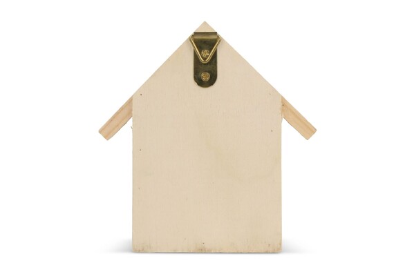 Bee station wood FSC, 110x103x40mm