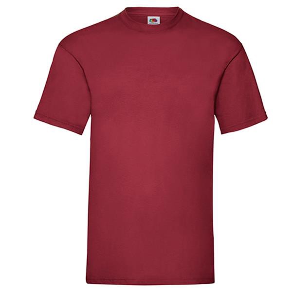 T-Shirt Valueweight T 165G - 100% Algodão - Vermelho Mesclado / M