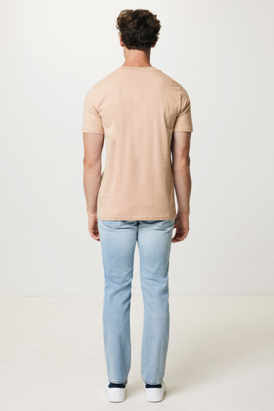 Iqoniq Brett recycled cotton t-shirt - Peach Nectar / S