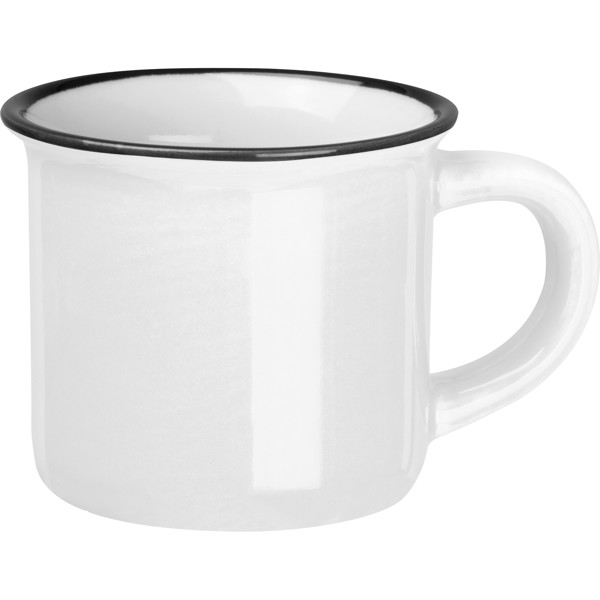 Ceramic espresso mug TILL - White