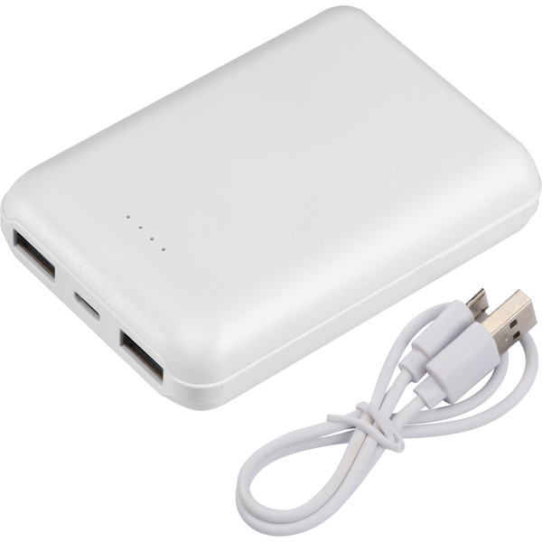 Power bank 10,000 mAh LAYLA - White