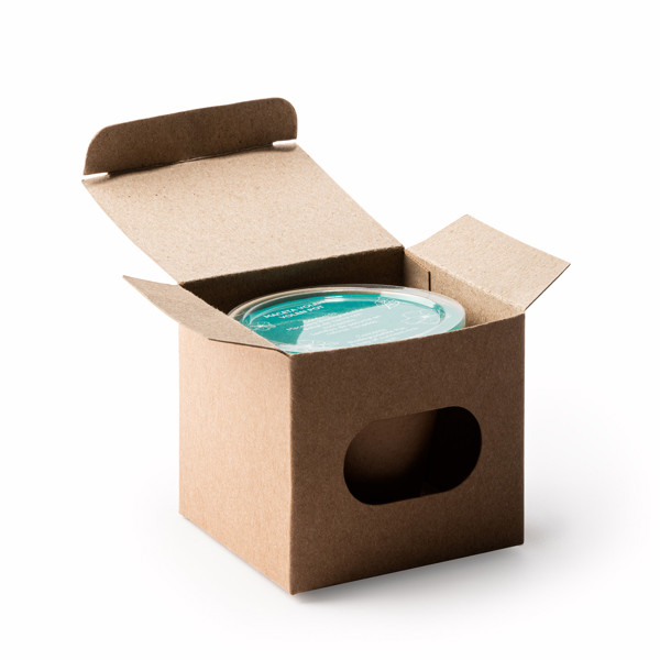 Maceta biodegradable personalizada con semillas de petunia