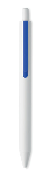 Stylo poussoir en ABS recyclé Side - Bleu