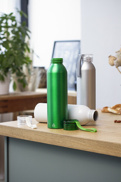 Recycled Aluminium Bottle Ralusip - White