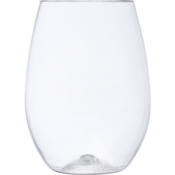 CECYLIA PET műanyag pohár, 450 ml - Transparent