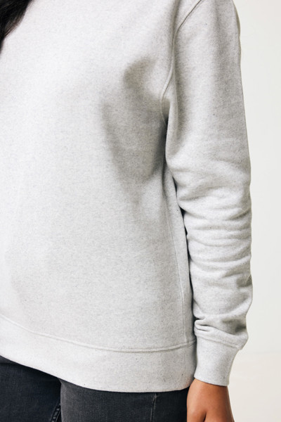 Lehká mikina Iqoniq Etosha z recykl. bavlny - Light Heather Grey / 5XL