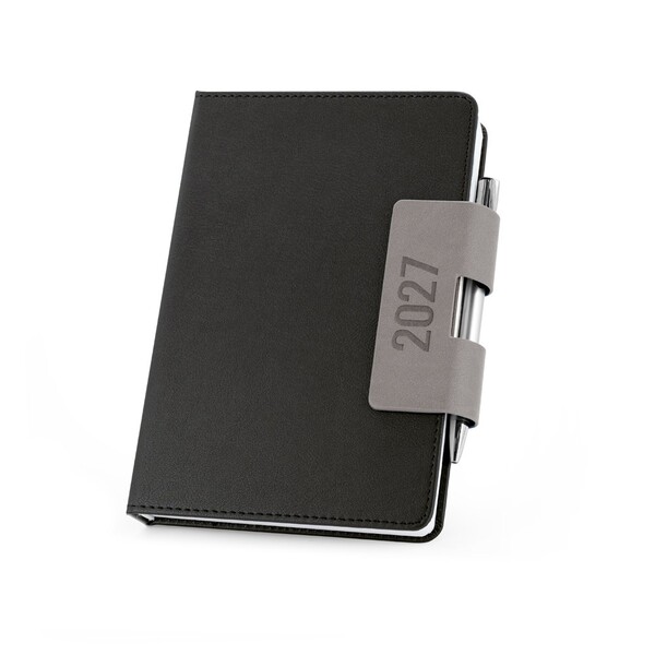 SPENSER A5. A5 diary with a PU hardcover - Grey
