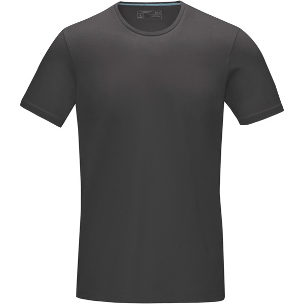 T-shirt orgânica de homem "Balfour" - Cinza tempestade / L