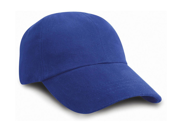 Flat Brushed-Cotton-Cap - White / ONE SIZE