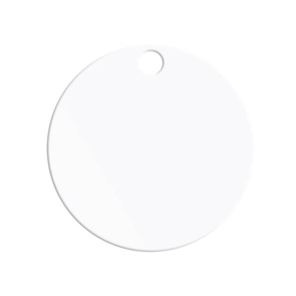 TOKEN, €2 SIZE - Sans trou / Blanc