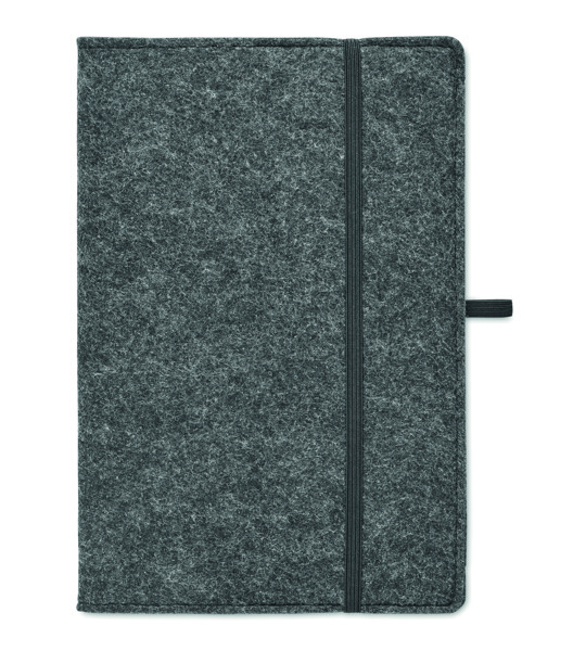 Carnet A5 en feutre RPET Feltbook