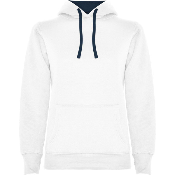 Sudadera Urban Woman Con Capucha - BLANCO/MARINO / XL