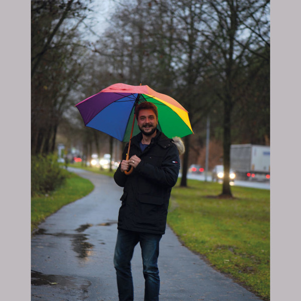 Rainbow umbrella Sarajevo