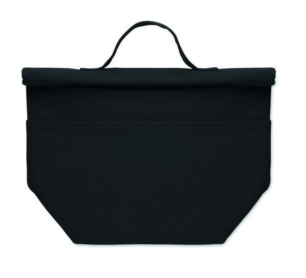 Sac isotherme en coton recyclé Recoba Colour - Noir