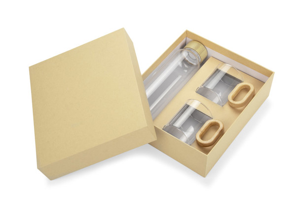 Drink set with bamboo elements TRINKLA