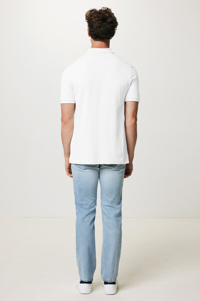 Polo tričko IQONIQ Yosemite z recykl. bavlny - Recycled White / XS